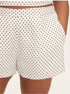 kate spade x Target Polka Dot Linen Shorts NWT L